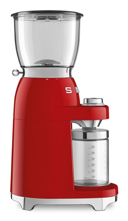 SMEG CGF-11-RDEU Rojo Brillante - Molinillo Café 150W
