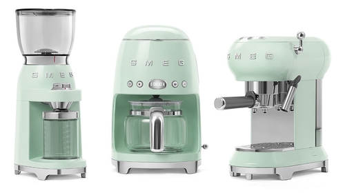SMEG CGF-11-PGEU Verde Brillante - Molinillo Café 150W