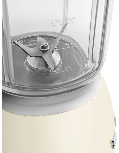 SMEG BLF-03-CREU Crema Brillante - Batidora de Vaso 800W