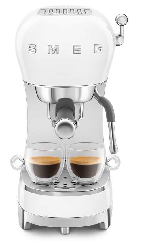 SMEG ECF-02-WHEU Blanco Brillante - Cafetera Express 1350W