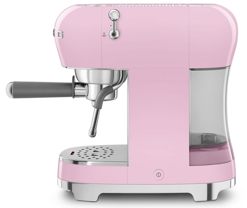 SMEG ECF-02-PKEU Rosa Brillante - Cafetera Express 1350W