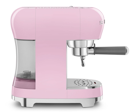 SMEG ECF-02-PKEU Rosa Brillante - Cafetera Express 1350W
