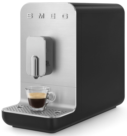SMEG BCC-13-BLMEU Negro Mate - Cafetera Superautomática 1350W