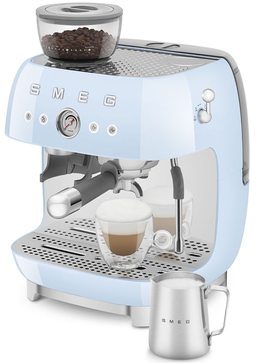 SMEG EGF-03-PBEU Azul Brillante - Cafetera Superautomática 1650W