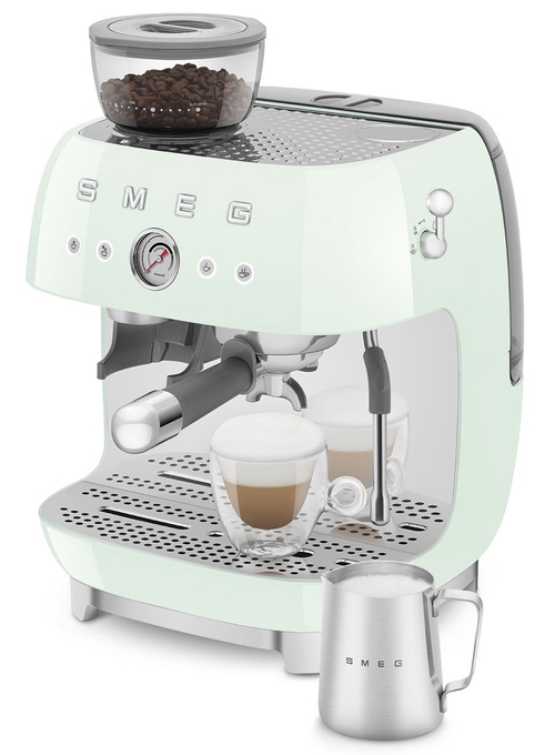 SMEG EGF-03-PGEU Verde Brillante - Cafetera Superautomática 1650W