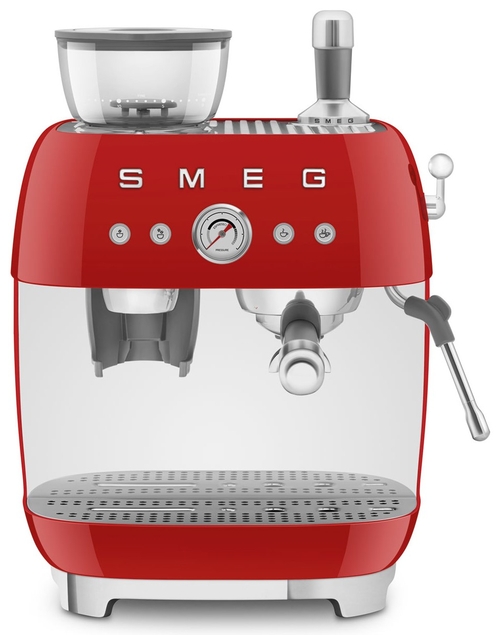 SMEG EF-03-RDEU Rojo Brillante - Cafetera Superautomática 1650W