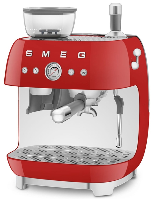 SMEG EF-03-RDEU Rojo Brillante - Cafetera Superautomática 1650W