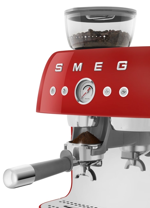 SMEG EF-03-RDEU Rojo Brillante - Cafetera Superautomática 1650W