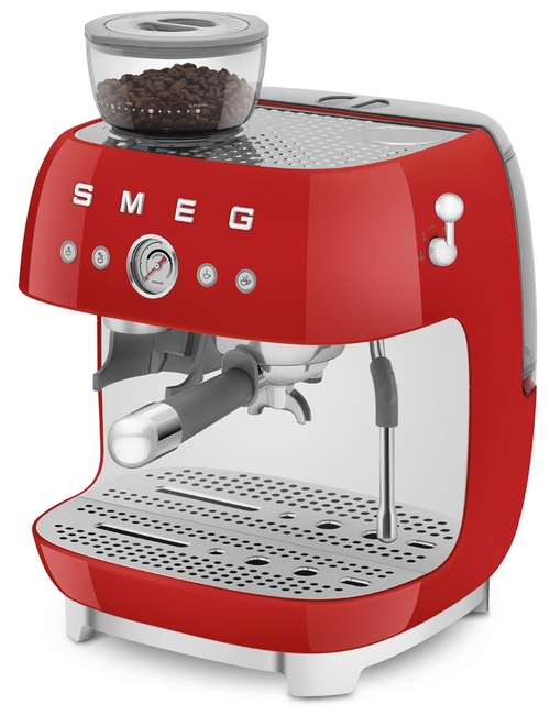 SMEG EF-03-RDEU Rojo Brillante - Cafetera Superautomática 1650W