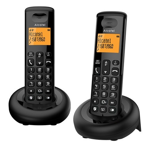 ALCATEL DEC E160 DUO BLACK  - Teléfono fijo Negro