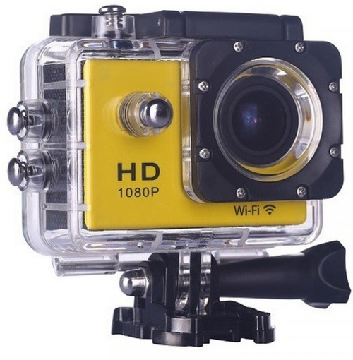 NK AC-3056-FDA Amarillo - Cámara Deportiva 1.5"