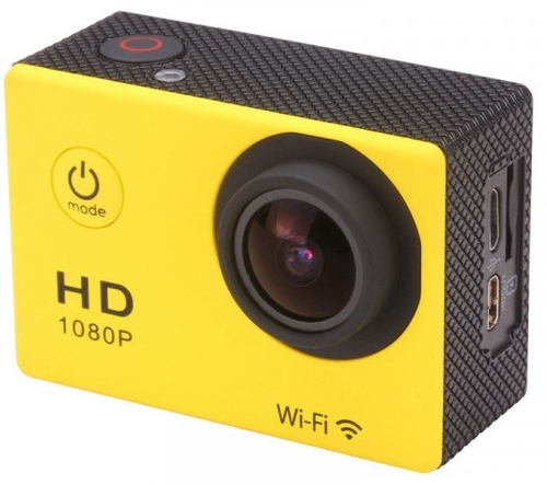 NK AC-3056-FDA Amarillo - Cámara Deportiva 1.5"