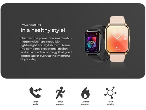 MAXCOM FW-25 ARSEN PRO Negro - Smartwatch 1.96"