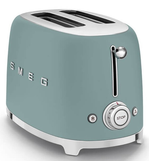 SMEG TSF-01-EGMEU Verde Esmeralda Mate - Tostador 950W
