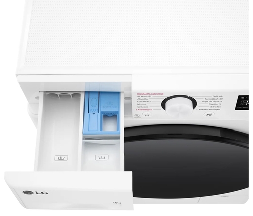 LG F4-WR6010AGW Blanco - Lavadora Carga Frontal 10KG 1400RPM