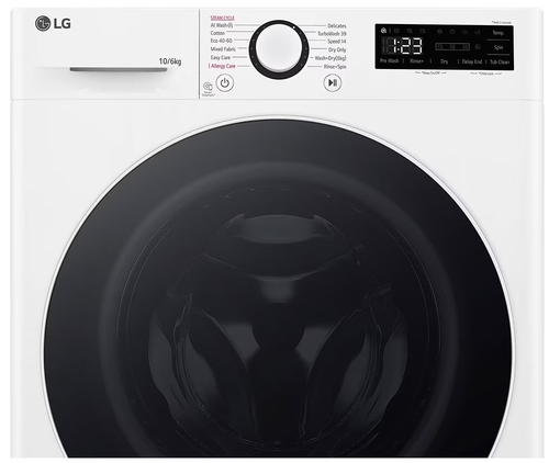 LG F4-DR6010A0W Blanco - Lavadora Secadora 10KG / 6KG 1400RPM