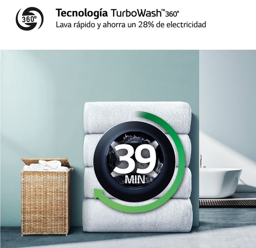 LG F4-DR6010A0W Blanco - Lavadora Secadora 10KG / 6KG 1400RPM