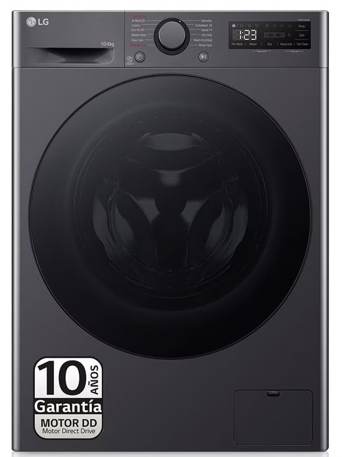 LG F4-DR6010AGM INOX - Lavadora Secadora 10KG / 6KG 1400RPM