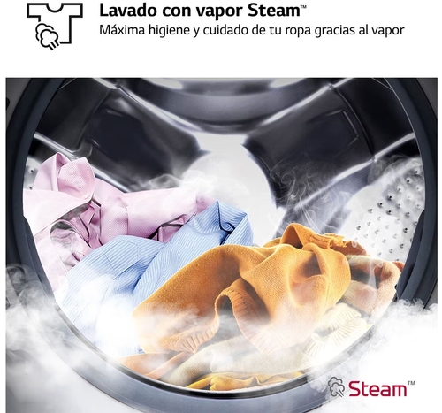 LG F4-DR6010AGM INOX - Lavadora Secadora 10KG / 6KG 1400RPM