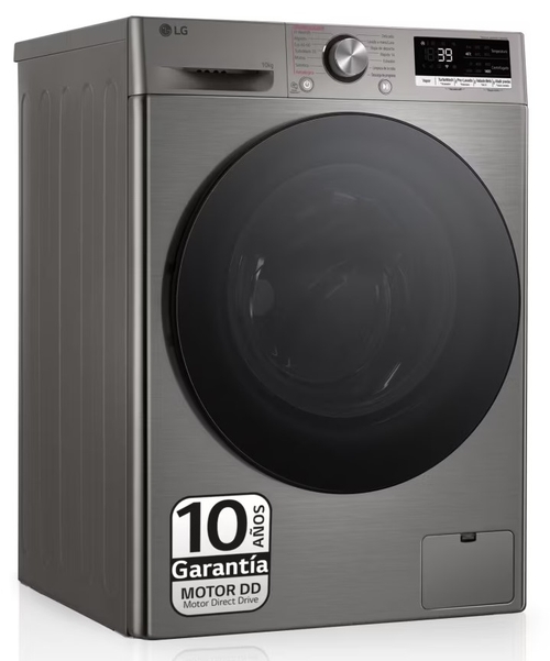LG F4-WR7010AGS INOX - Lavadora Carga Frontal 10KG 1400RPM