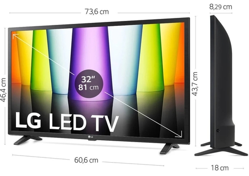 LG 32LQ631C Negro - TV 32" FullHD Smart TV