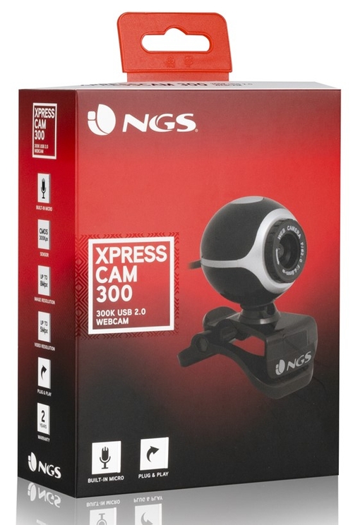 NGS XPRESSCAM 300 Negro - Webcam 300p