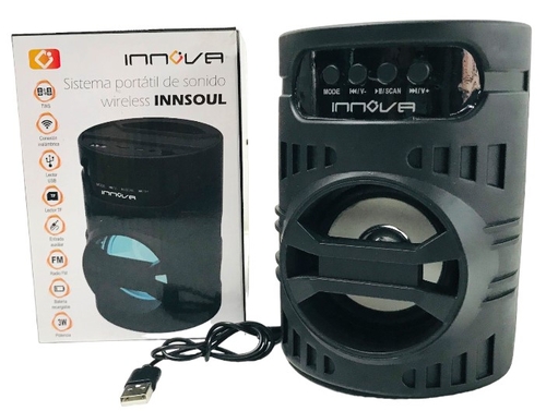 INNOVA MINI ALT-37 INNSOUL WIFI Negro - Altavoz Portátil 10W