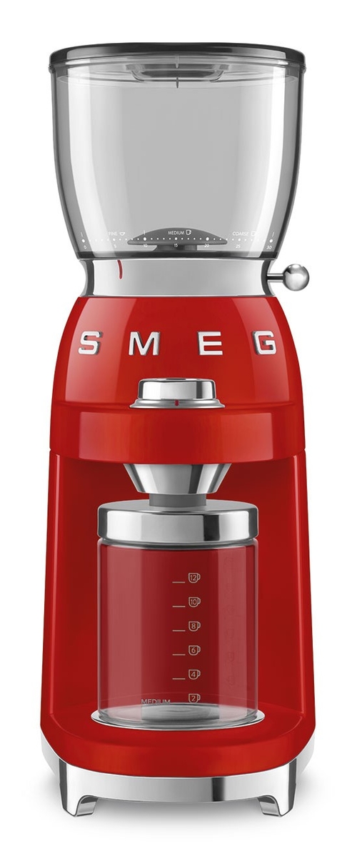 SMEG CGF01RDEU Rojo Brillante - Molinillo De Café 150W