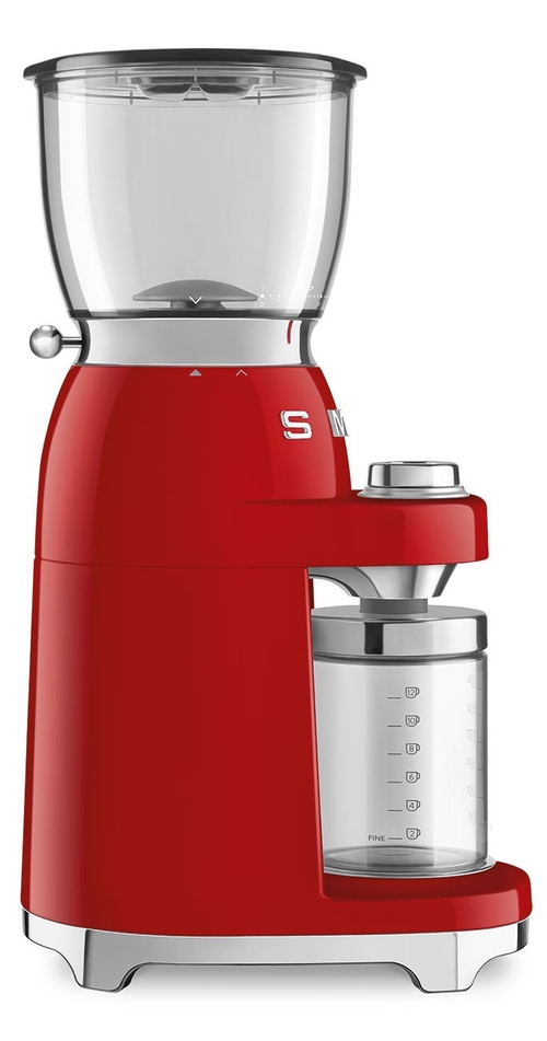 SMEG CGF01RDEU Rojo Brillante - Molinillo De Café 150W