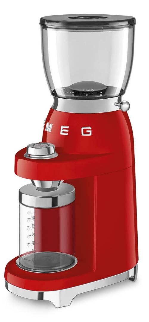 SMEG CGF01RDEU Rojo Brillante - Molinillo De Café 150W