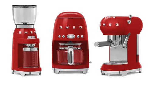 SMEG CGF01RDEU Rojo Brillante - Molinillo De Café 150W