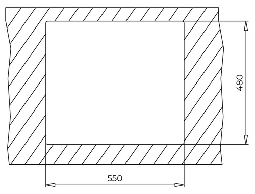 TEKA FORSQUARE 50.40 TG Blanco - Fregadero 60CM
