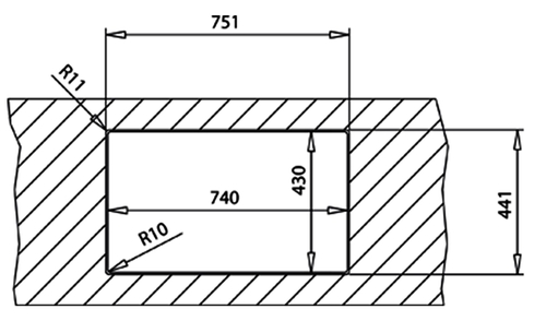 TEKA FLEXLINEA RS15 71.40 PURECLEAN INOX - Fregadero 80CM