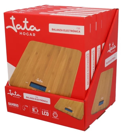 JATA 720 Madera - Báscula 15KG