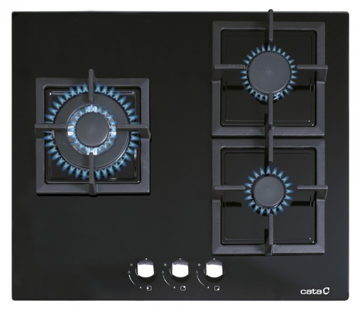 CATA SCI-6021-BK Negro - Placa de Gas 60CM Gas Natural