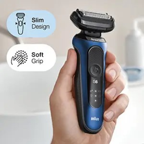 BRAUN SERIE-6 61-B1200S Azul - Afeitadora Sin Cable