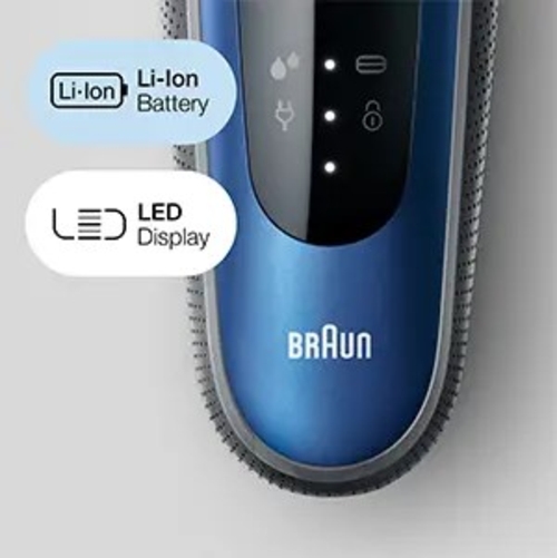 BRAUN SERIE-6 61-B1200S Azul - Afeitadora Sin Cable