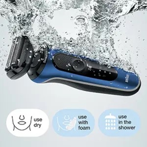 BRAUN SERIE-6 61-B1200S Azul - Afeitadora Sin Cable