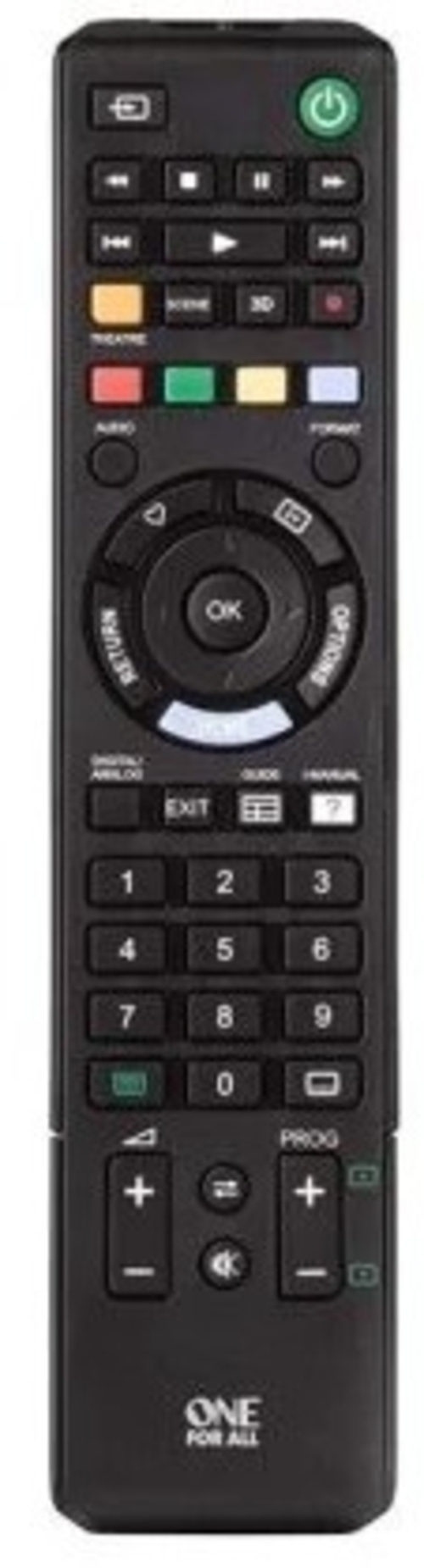 ONE FOR ALL URC-1912 Negro - Mando Universal TV