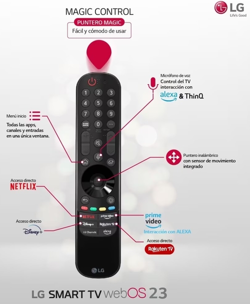 LG OLED 55C34LA EVO Negro - TV 55" 4K UHD SMART TV