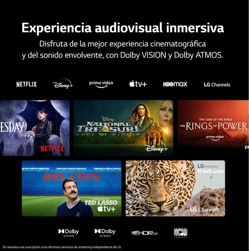 LG OLED 55C34LA EVO Negro - TV 55" 4K UHD SMART TV