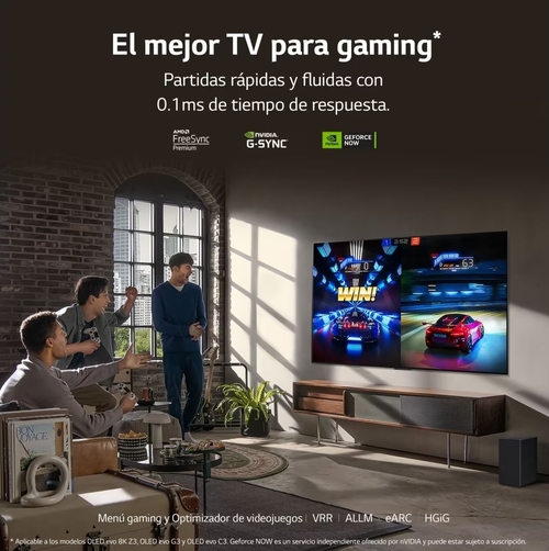 LG OLED 55C34LA EVO Negro - TV 55" 4K UHD SMART TV