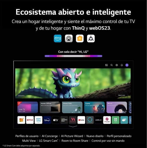 LG OLED 55C34LA EVO Negro - TV 55" 4K UHD SMART TV