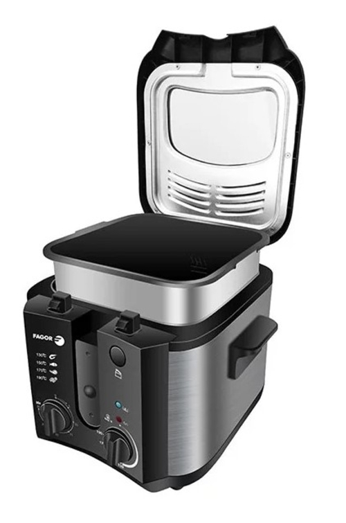 FAGOR ELEKTRA COMPACT Negro - Freidora 1600W 2.5L