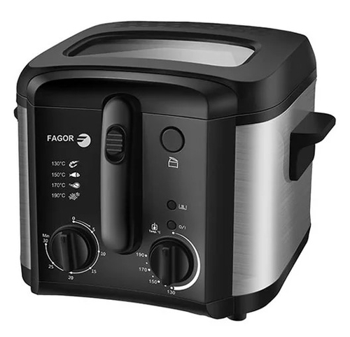 FAGOR ELEKTRA COMPACT Negro - Freidora 1600W 2.5L