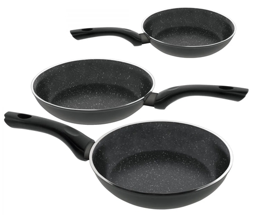 JATA SF1 FUJI Negro - Set de Sartenes Aluminio