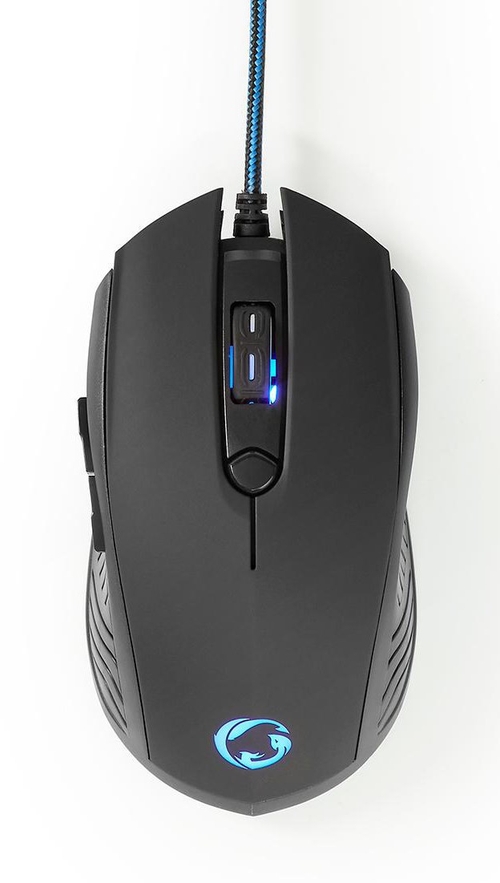 nedis TECLADO + AURICULARES + RATÓN + ALFOMBRILLA Azul-Negro - Pack Gaming 4 en 1
