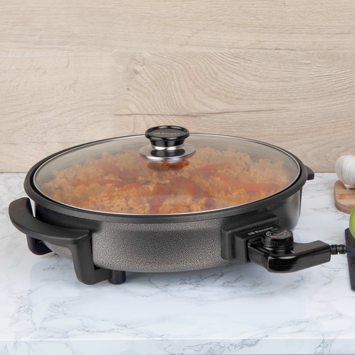 ORBEGOZO PZ-6636 Negro - Paellera Pizza Pan 1500W