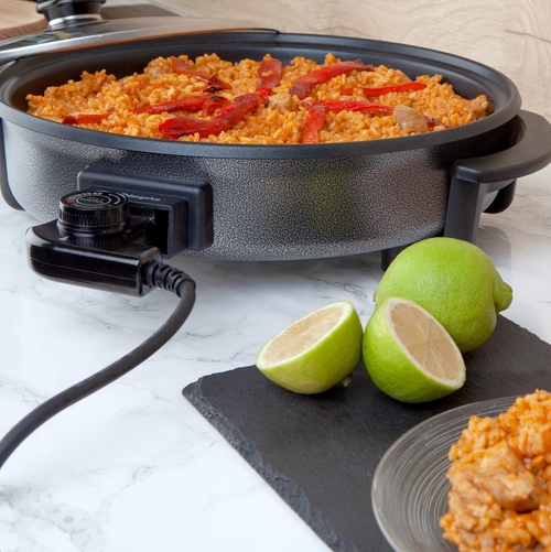 ORBEGOZO PZ-6636 Negro - Paellera Pizza Pan 1500W
