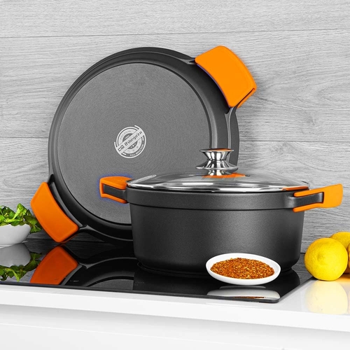 ORBEGOZO CDH-3028 Negro-Naranja - Cacerola 6.7L
